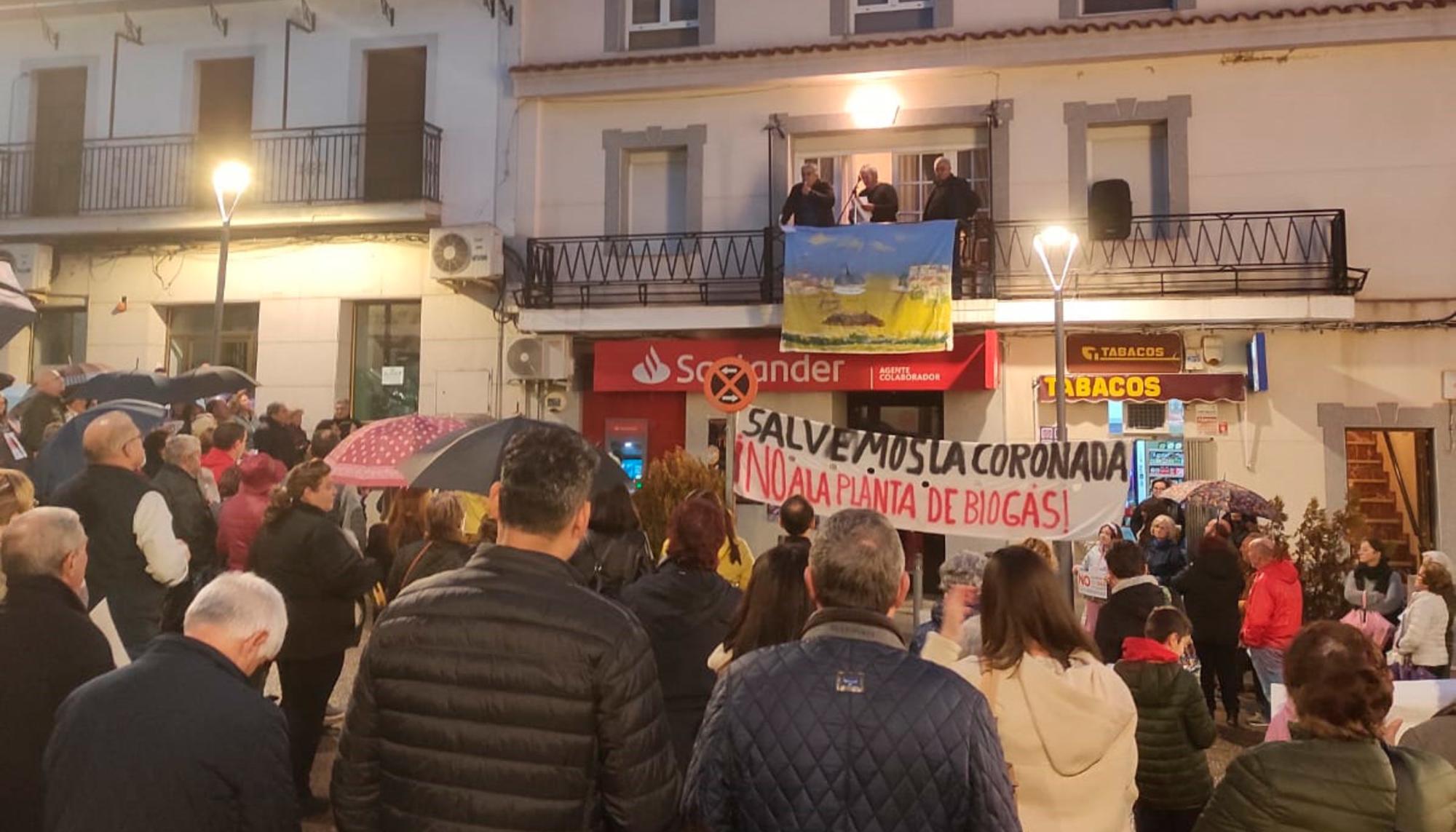 La Coronada concentración